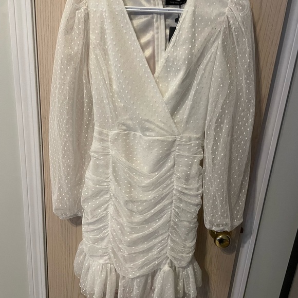 ASOS Trendyol White Dress - Picture 3 of 5